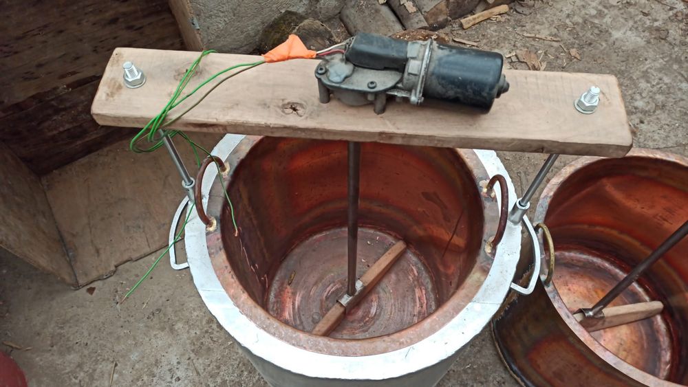 Oala cupru preparat magiun natural,vas căldare arama, cazan traditiona