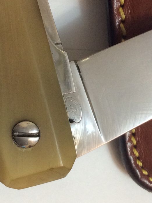 Briceag Jacques Mongin  3 lame,tirbuson,husa ,piesa rara colectie