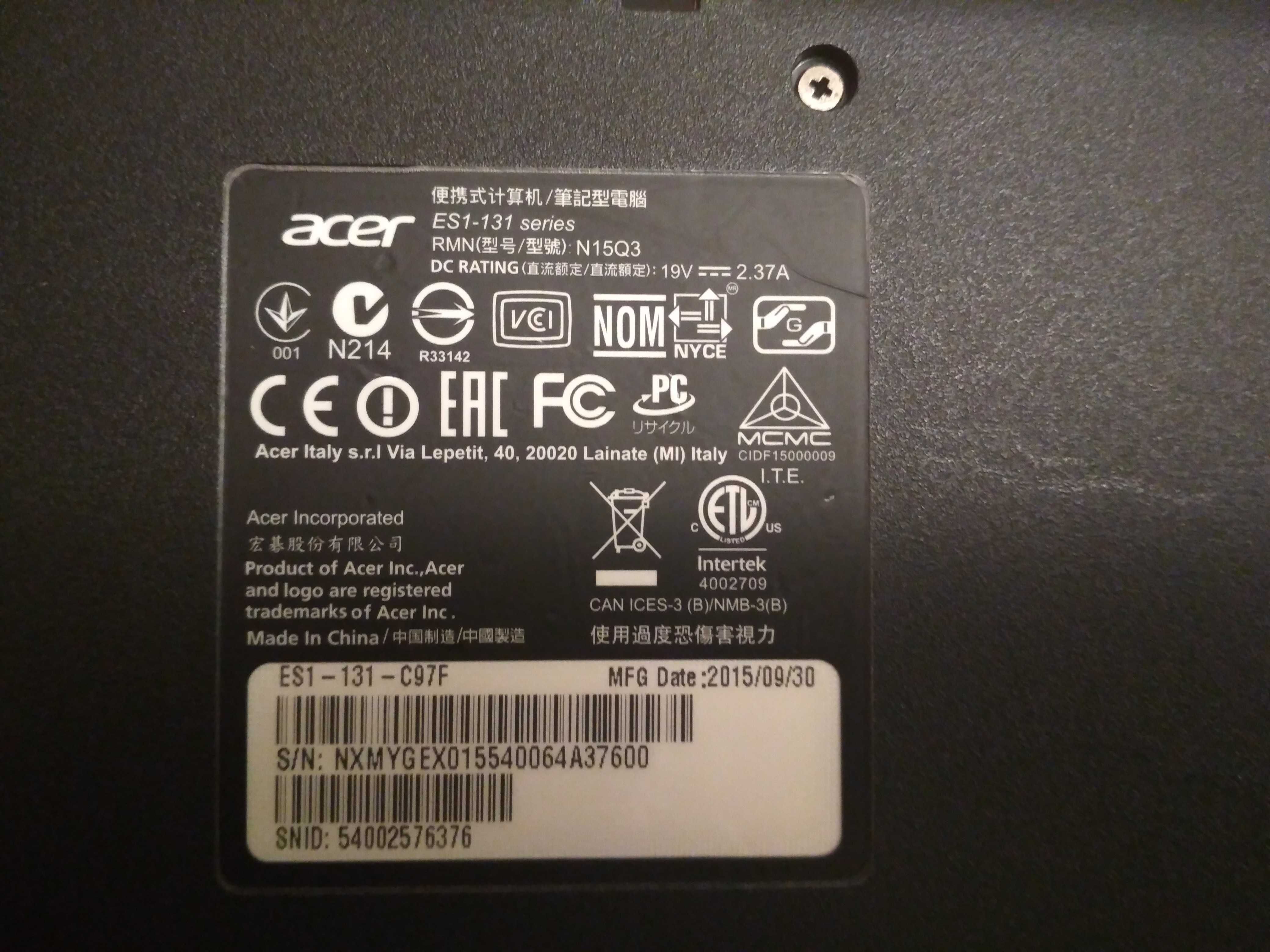 Лаптоп Acer Aspire