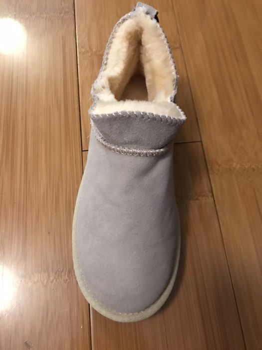 Ghete tip ugg culoare grej, foarte comode, calitate superioara