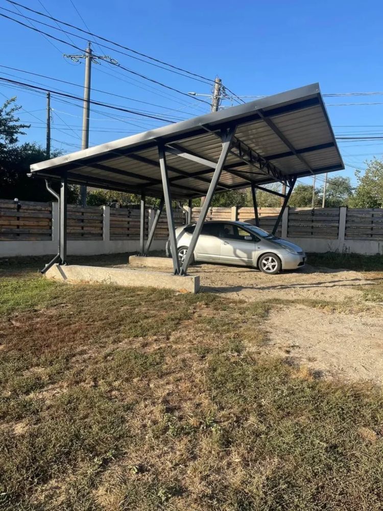 Carport auto/ garaj modular/ copertina auto/ structuri metalice