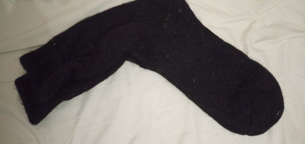 Носки 100% шерсть черные 40 р р зима  осень  теплые  новые