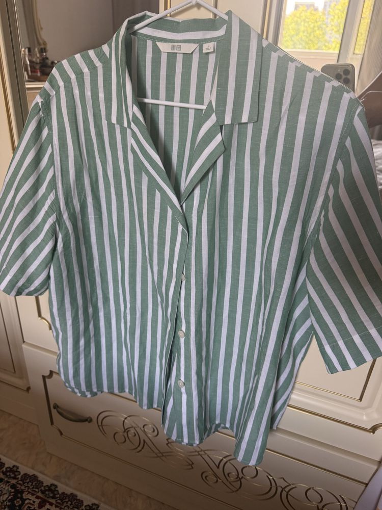 Рубашки Uniqlo лён