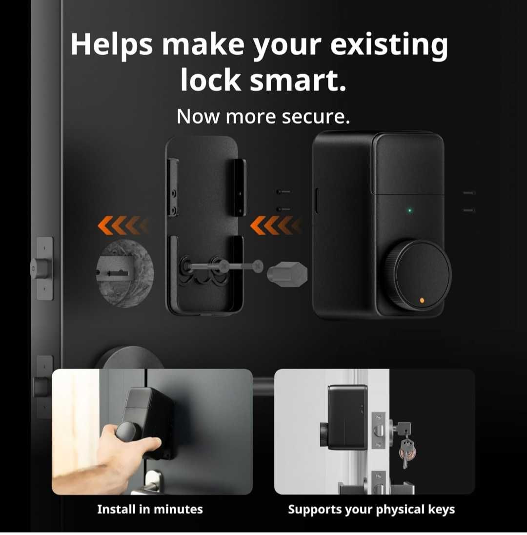 Ключалка за врата SwitchBot WiFi Smart Door Lock PRO троен комплект