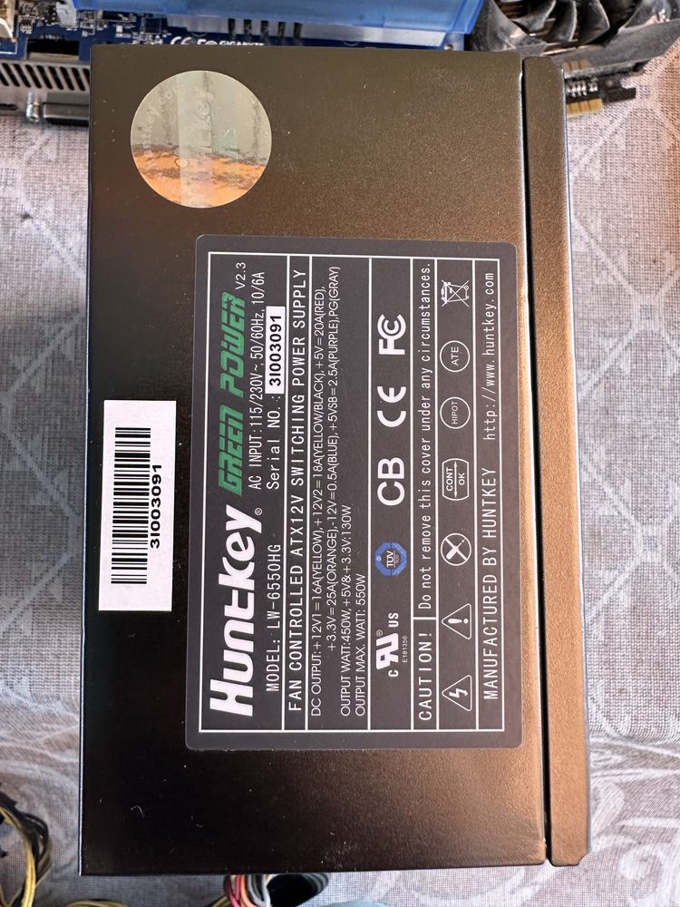 Блок Питания Huntkey 550W