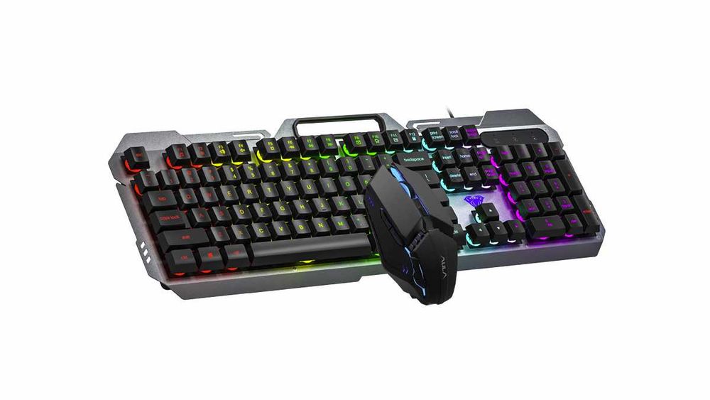 Набор AULA F2023 combo клавиатура+мышь RUS/ENG