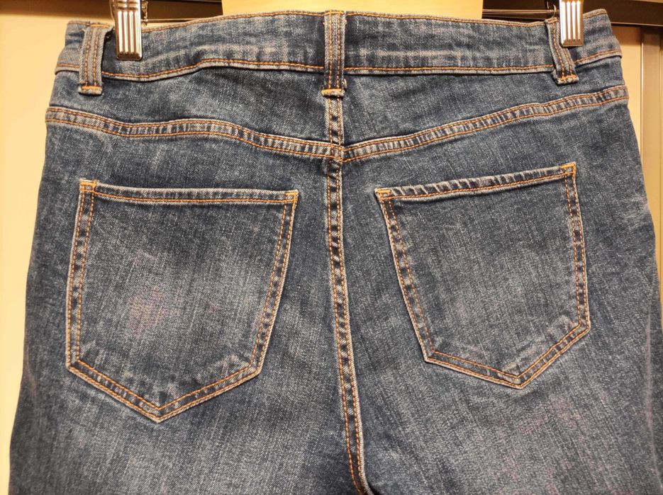 Pantaloni scurti jeans C&A albastru, mar 42 (EUR) / L