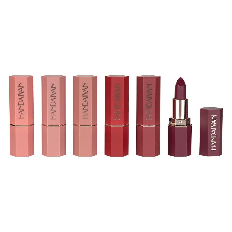 Set rujuri de buze Matte Lipstick, 6 culori