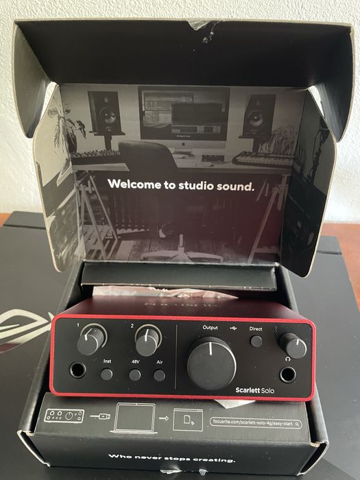 Interfata audio Focusrite Scarlett Solo 4th gen GARANTIE