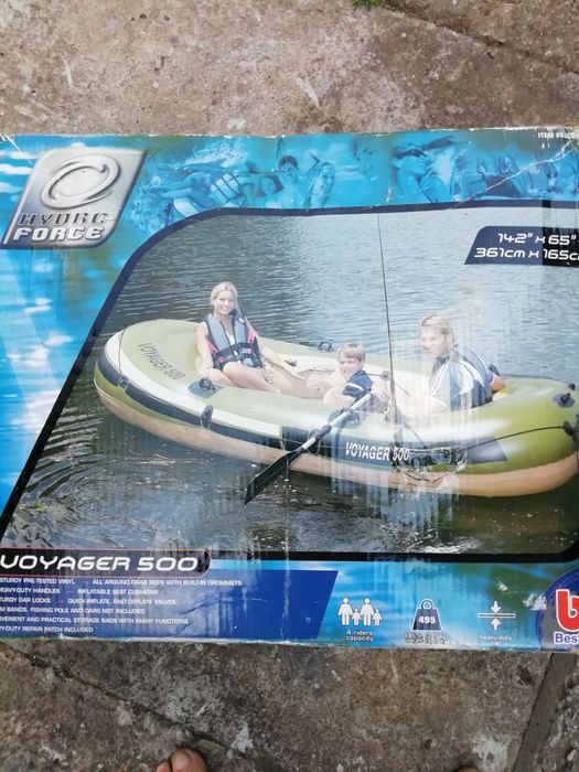 Barcă voyager 500 /361cm, nouă cu rame