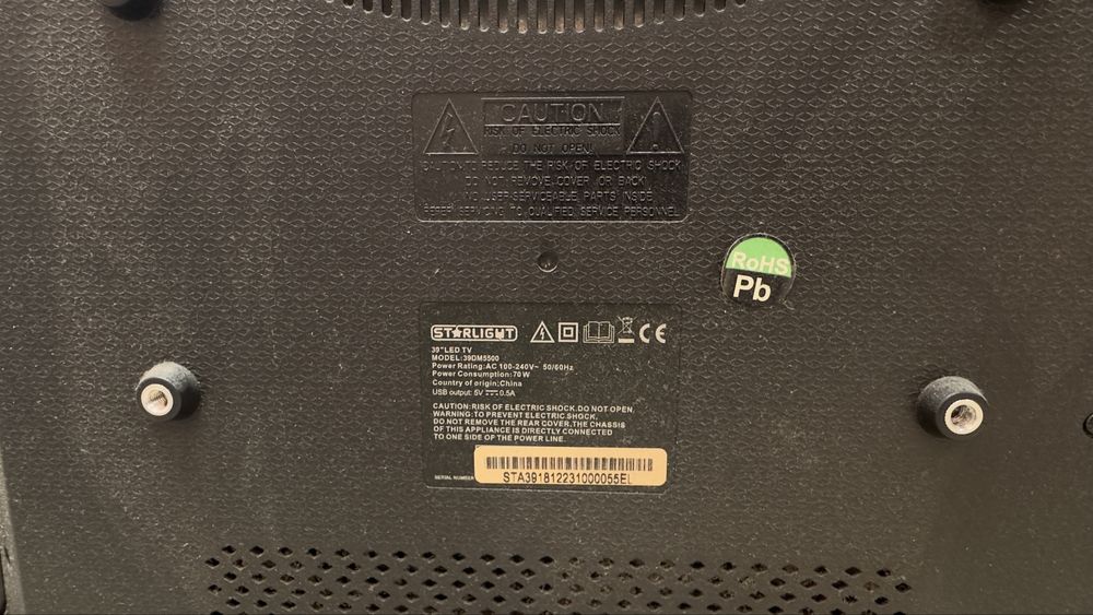 Продавам телевизор Starlight