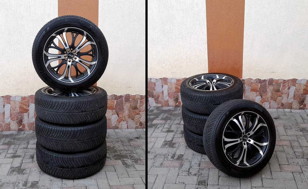 Jante BARRACUDA+anvelope MICHELIN 235/55/18 VW,Audi,Seat,Skoda,M.B,BMW