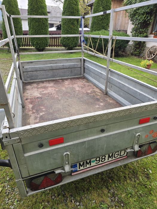 Remorcă NIEWIADOW B1 02X - 750 kg din 2017 – RANFORSATĂ și ROBUSTĂ