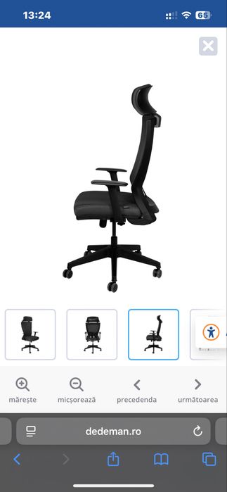 Vand scaun birou ergonomic Kronsit NOU, model Udine