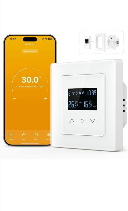 Termostat wifi Miucda centrala/încălzire pardoseala  Tuya ,Smart life