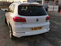 bara spate r line vw tiguan 2012 bara spate tiguan r line facelift
