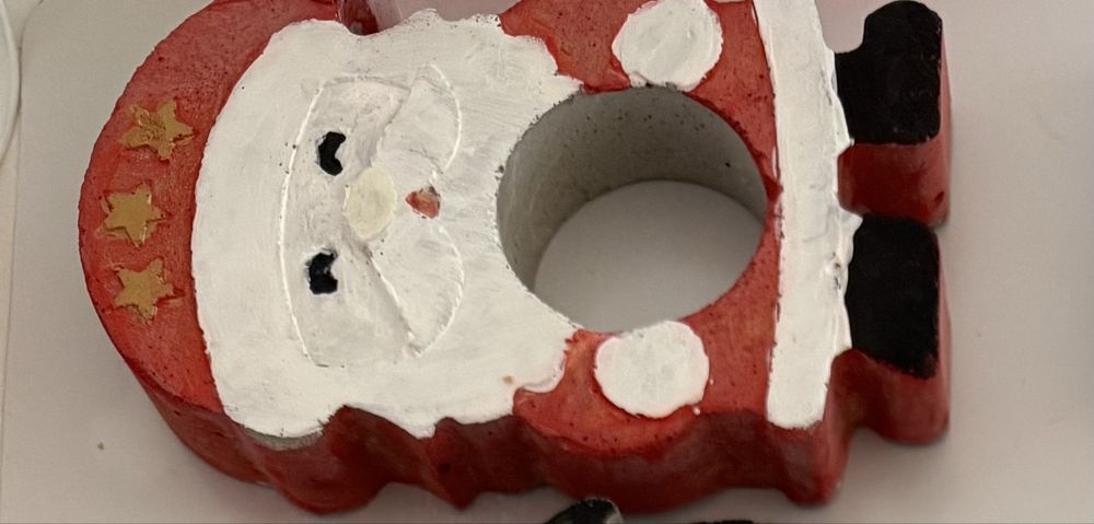 Vand cadouri de craciun hand made. Mos craciun Aranjament Brad Bradut