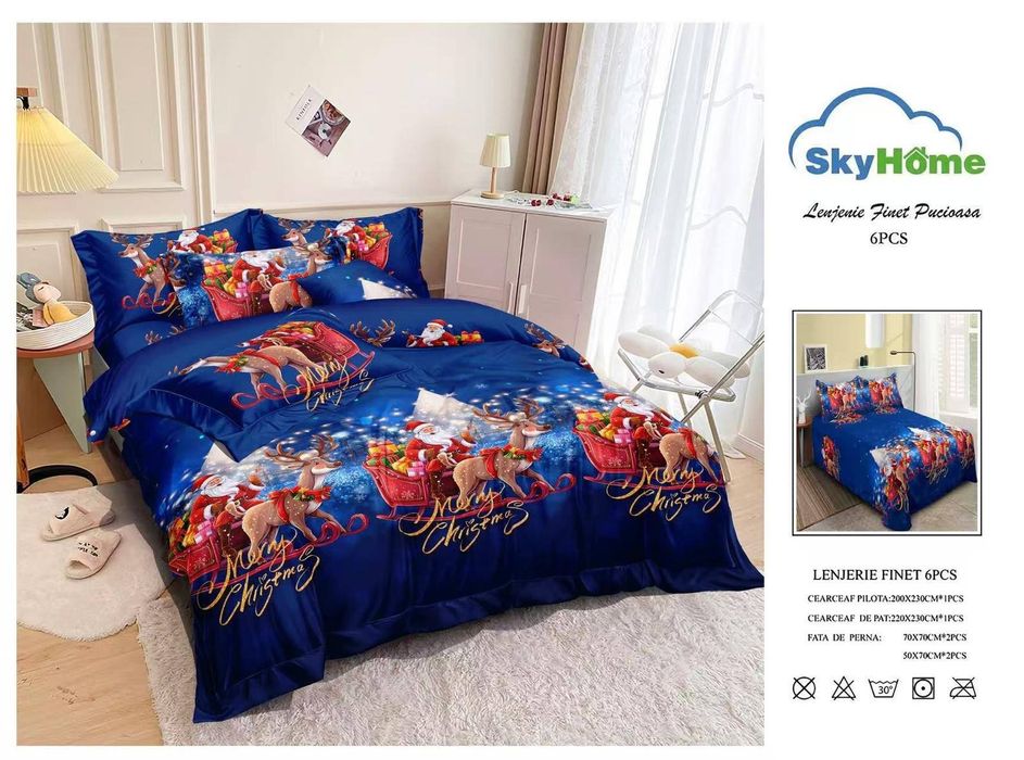 Lenjerie de pat finet 6 piese