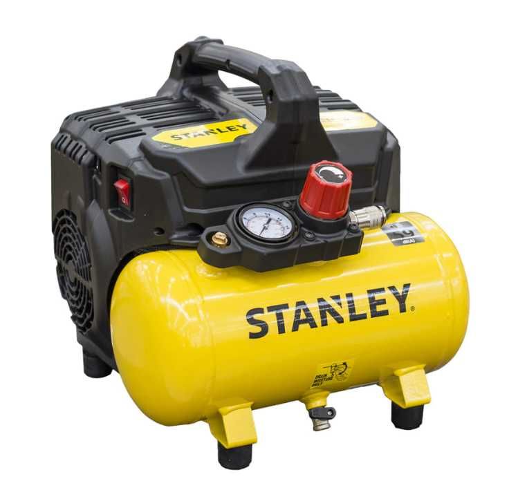 Compresor silent fara ulei Stanley DST 100/8/6, 750 W