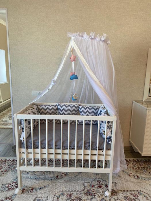 Детский прикроватный Манеж