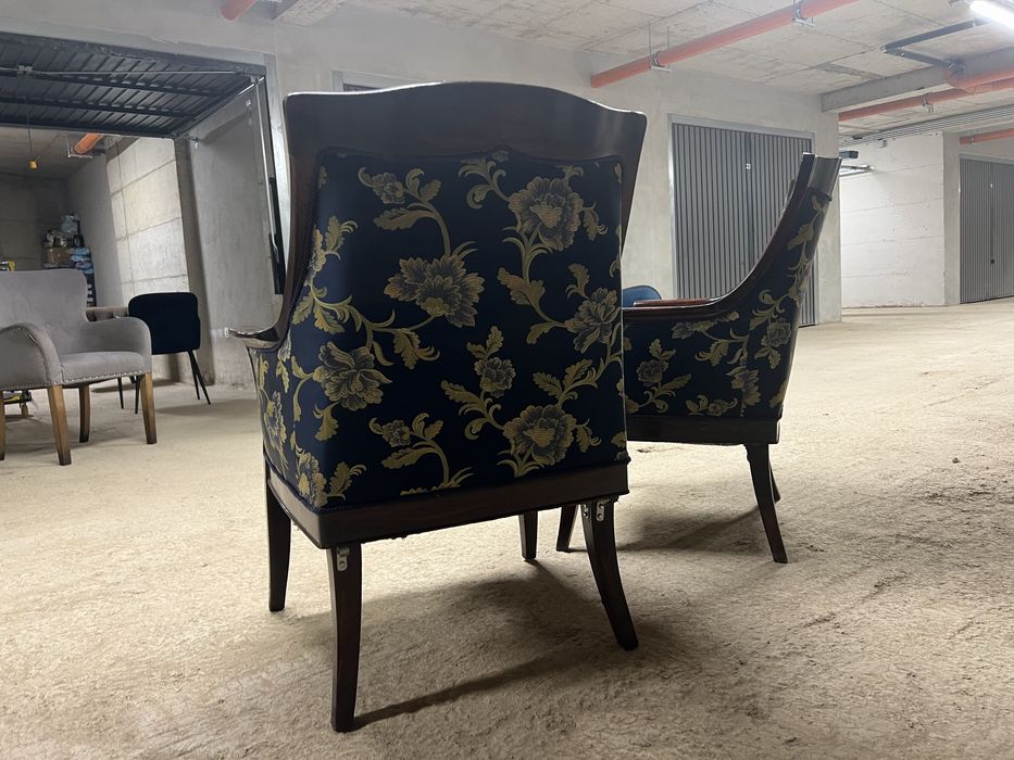 Ретро фотьойл от истиско дърво