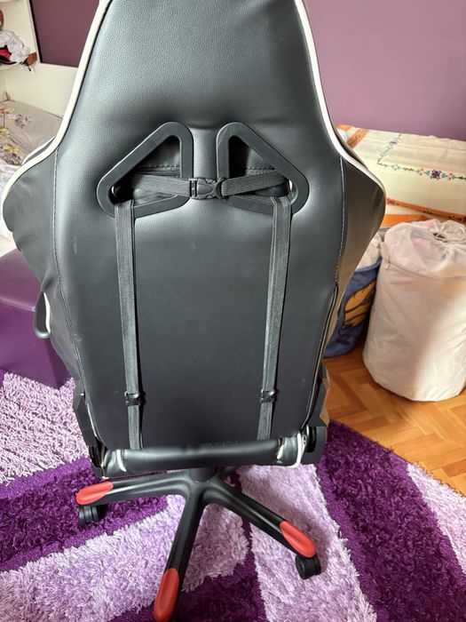 Vand scaun gaming Doctor Shield Nitro rotativ, imitatie piele, negru