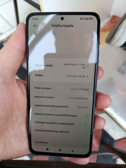 Redmi note 11 pro plus 5 g