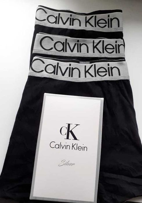 Boxeri Calvin Klein, 3 perechi in cutie, masura XXL, culoare negru