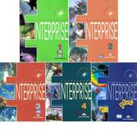 Доставка. Enterprise 1, 2, 3, 4, plus, course book+workbook