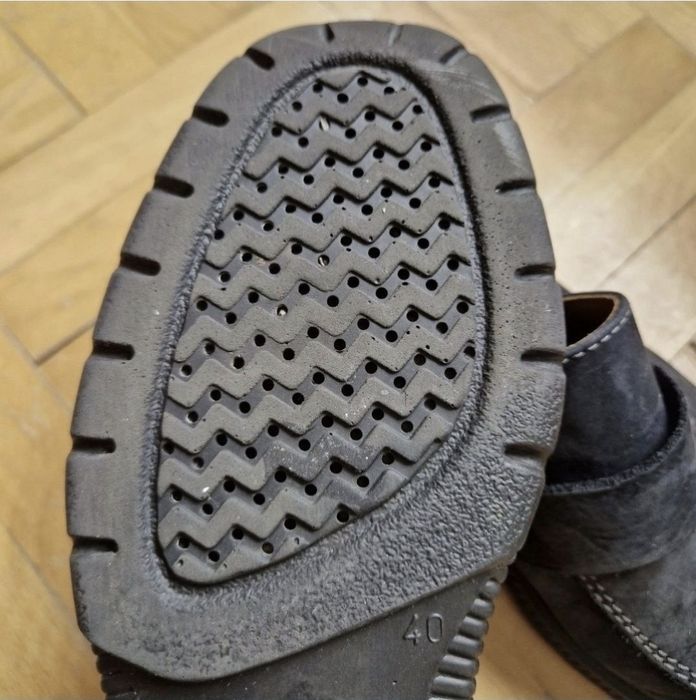 Mocasini / Pantofi Geox, piele întoarsă - 40 (Fit 41) - 26 cm