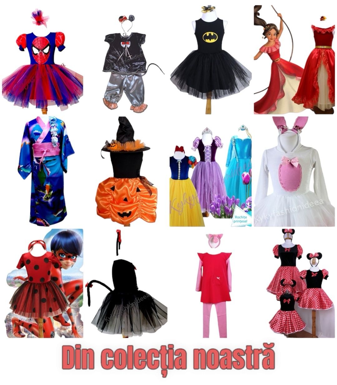 Kimono costum fantezie carnaval halloween spectacol