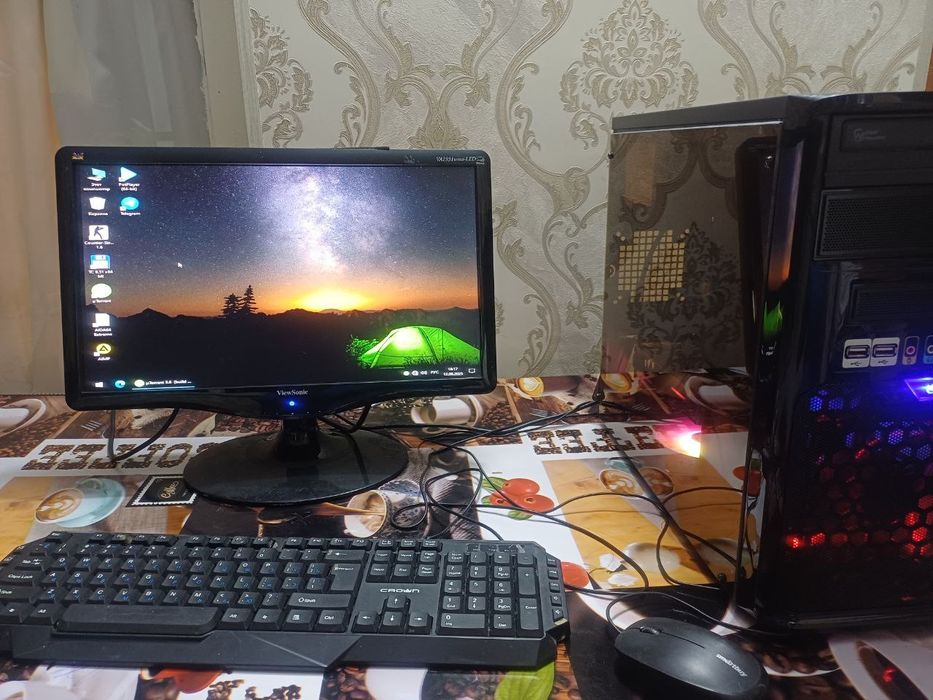 Yaxshi yigilgan domashniy kompyuter polniy komplekt