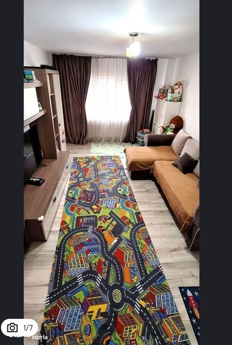 Apartament Brazda decomandat 3/4 cu centrala, mobilat