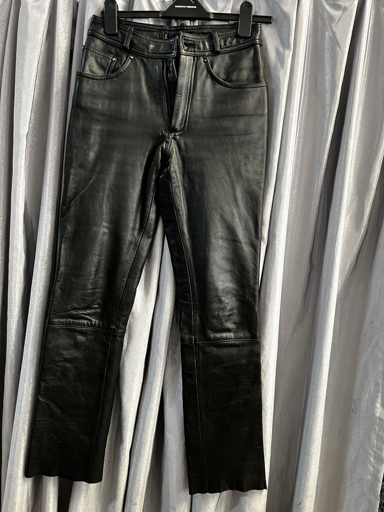 Pantaloni piele moto IXS mar 44 talie 36