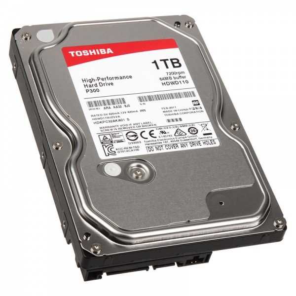 Жёсткий Диск Toshiba P300 1 Tb