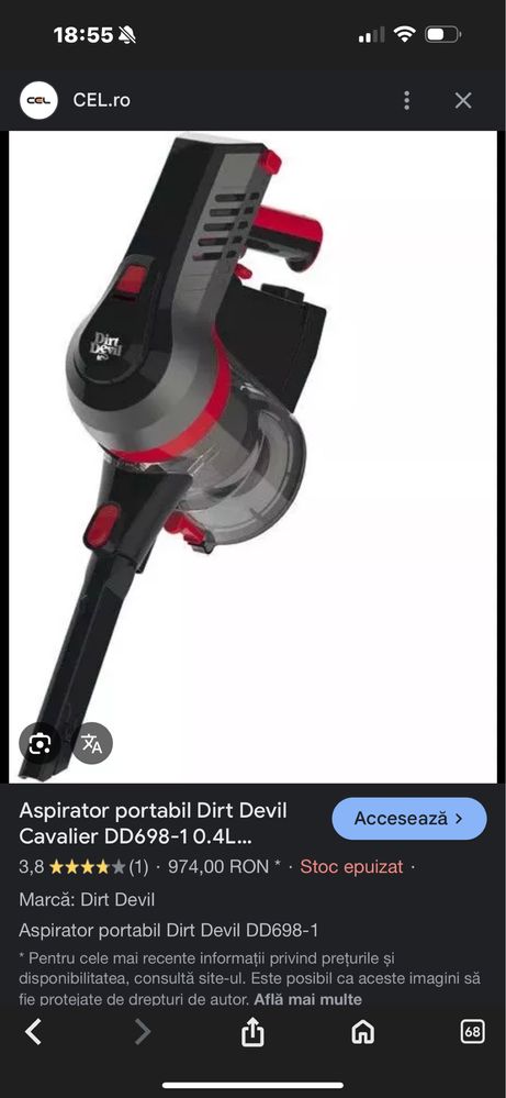 Aspirator Cavalier 2 in 1