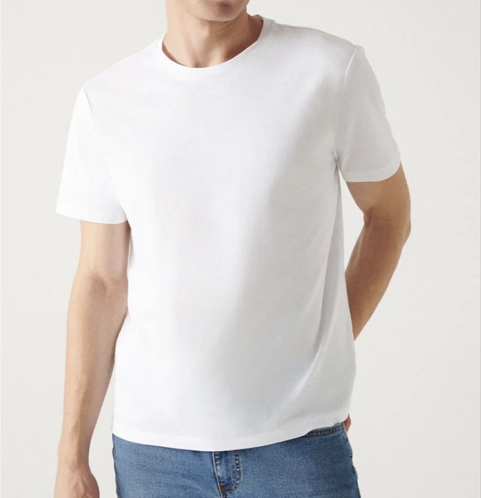 AVVA Мужская футболка стандартного кроя из 5 предметов