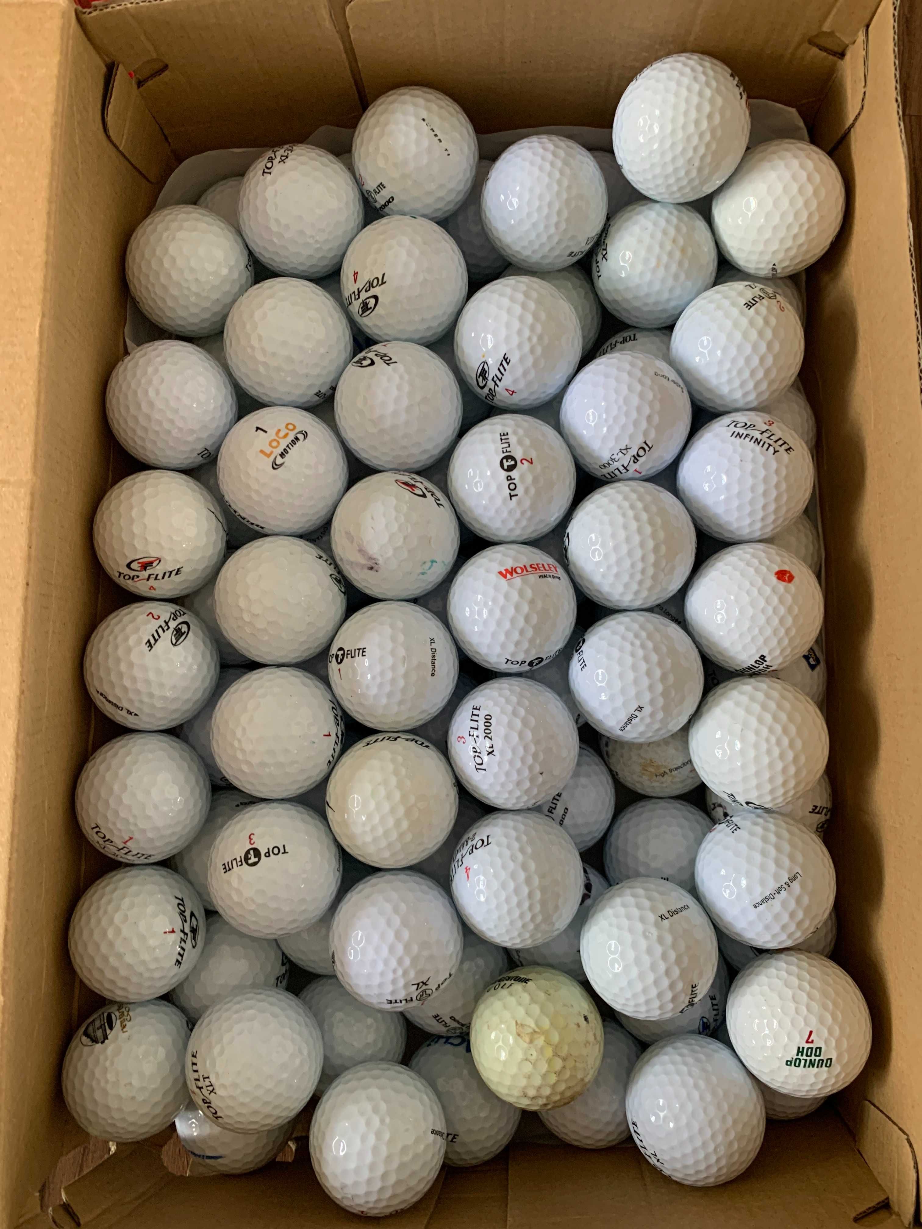 Мячи для гольфа Titleist, Nike, Callaway, TaylorMade, etc. новые, б/у