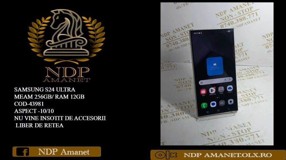 NDP Amanet Calea Mosilor 298 SAMSUNG S24 ULTRA (43981)