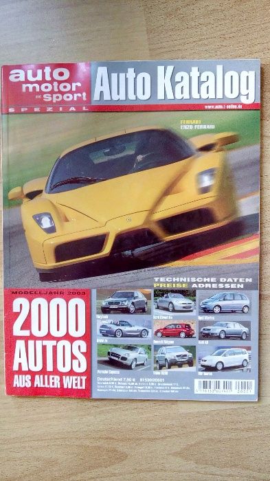 Vand Auto katalog in germana anii 2002,2003,2004,2005,2006,2012(Ro)