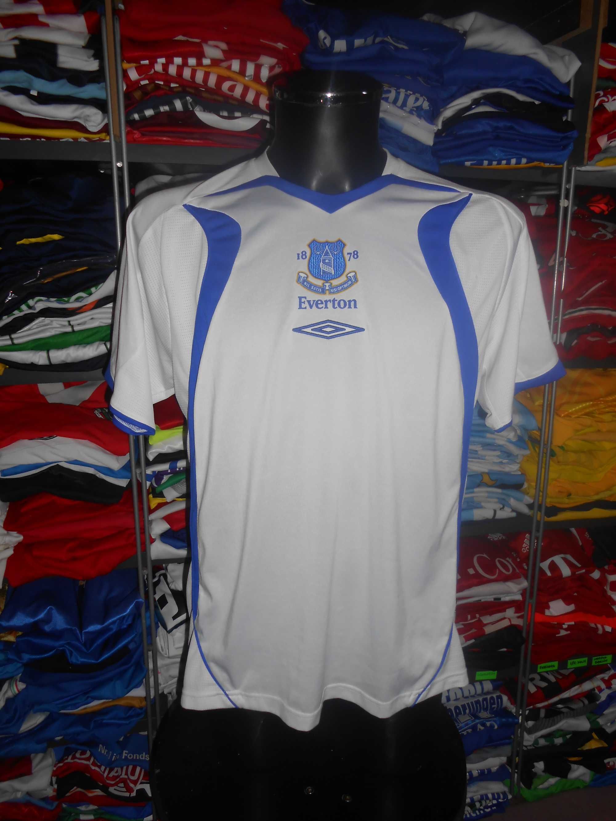 tricou anglia premier league everton umbro marimea L original