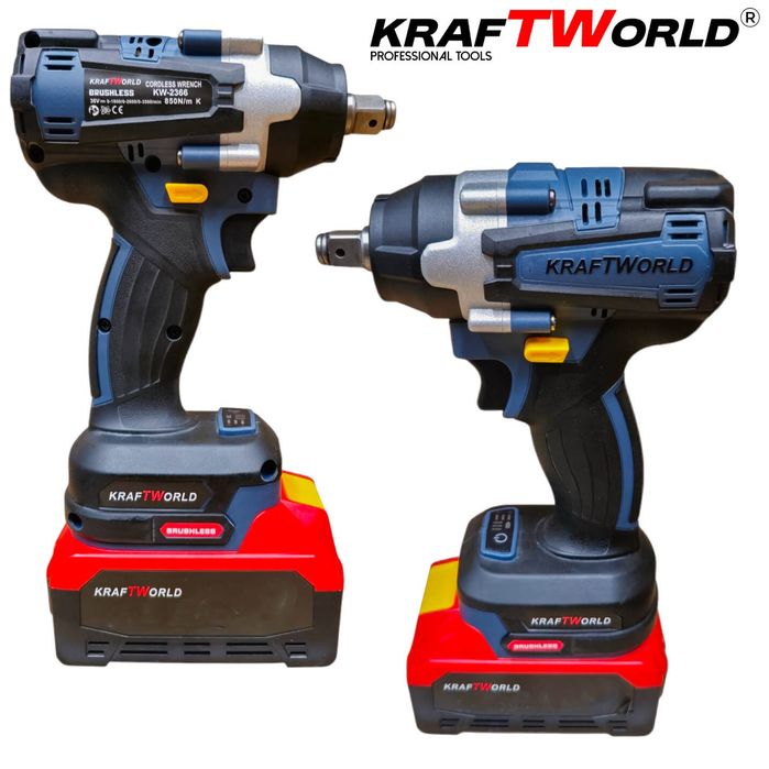 Акумулаторен Ударен Гайковерт 24V 4Ah – 850Nm + Куфар и 35 Части!