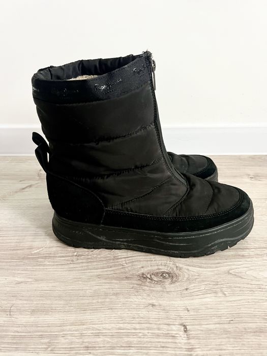 Боти Ботуши Зимни Удобни Пухкави Pepe Jeans