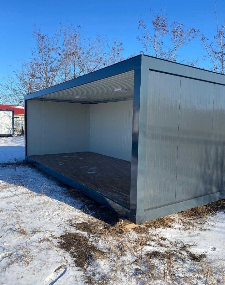 Container modular birou cabină de pază monobloc