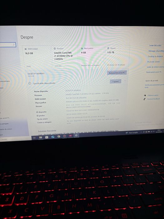 Asus Rog Gaming i7