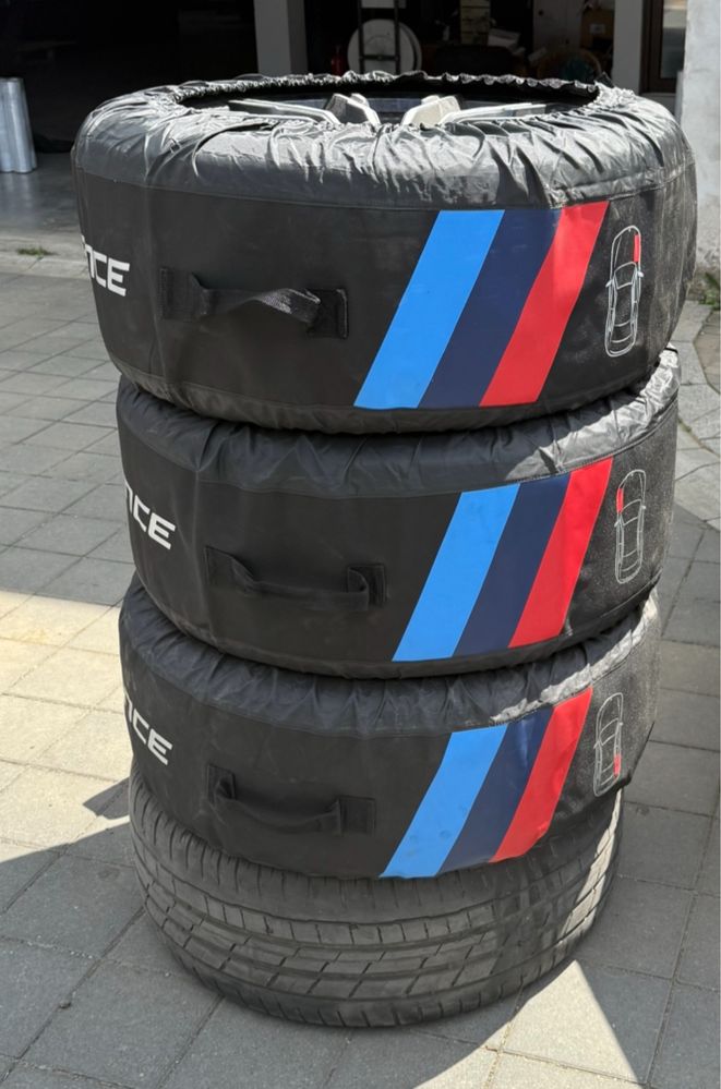 Jante originale 20” + Michelin Pilot Alpin 5 SUV Run Flat+Huse M Perfo