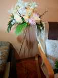 Buchet de flori artificiape cu crini și alte flori