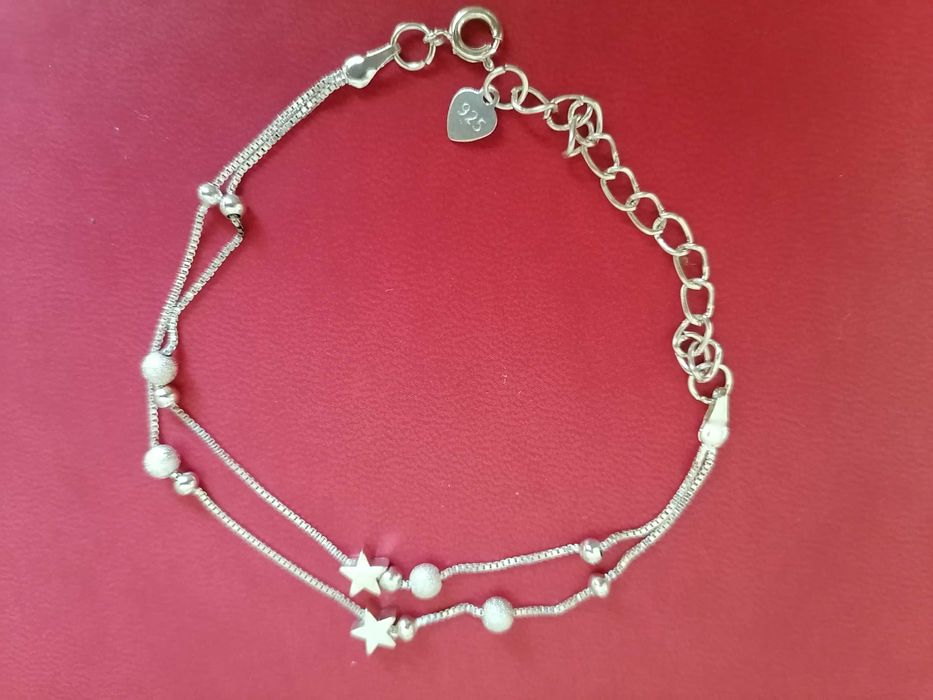 Brățară superbă argint 925 dublă