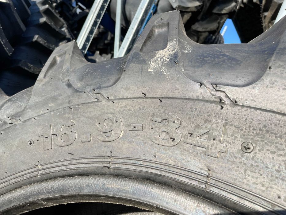 16.9-34 cu 14 pliuri marca OZKA cauciucuri noi pentru tractor spate
