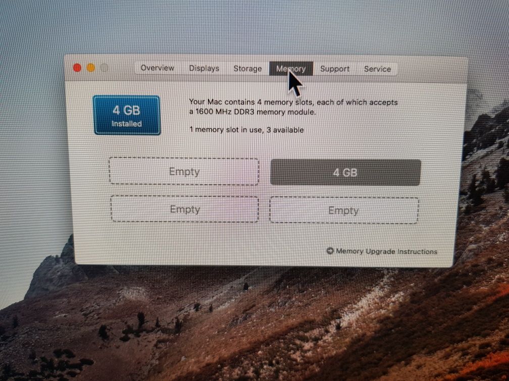 Apple iMac 27 mid 2012  i5 4GB ram  A1419 utilizat mica captură sus m